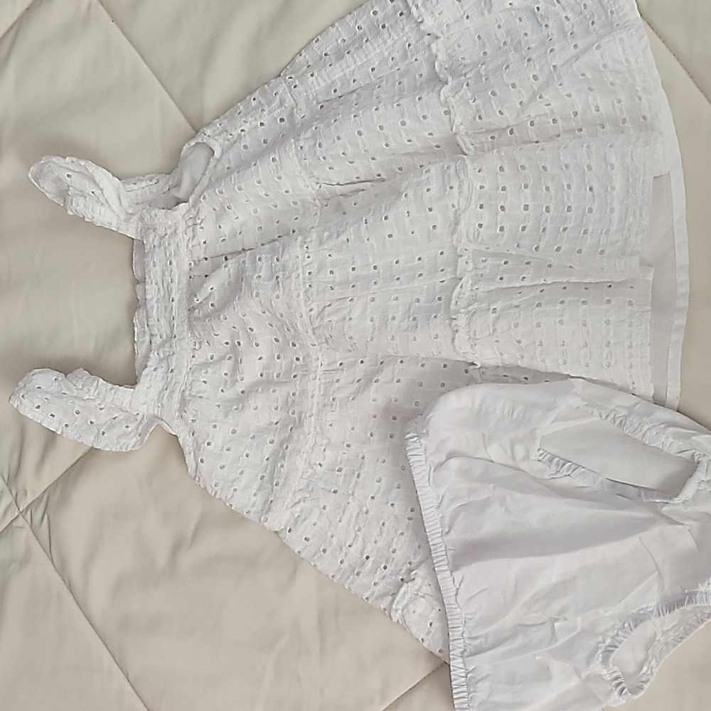 Eyelet Dress with undies - 12-18M